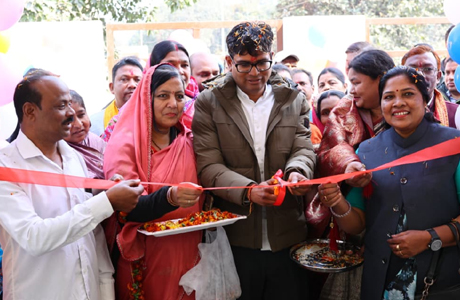 Finance minister inaugurates Mahtari Sadan in Raigarh
