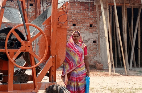 Pahadi Korwa women entrepreneurs facilitate construction of PM Awas