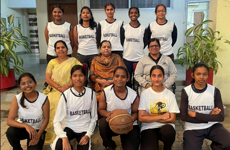 Patankar Girls College bags gold again in Basketball