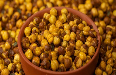 Roasted Grams are being colored by Industrial Dye