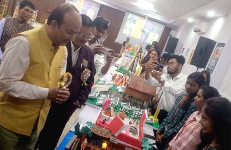 Exhibition on Bharatiya Gyan Parampara at SSMV Bhilai