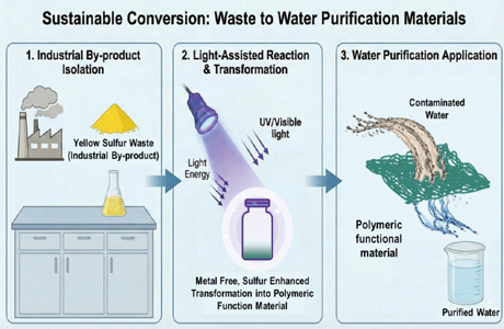 Industrial waste Sulphur to tread water bodies against pollution