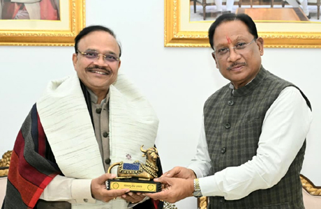 CM Vishnu Dev Sai welcomes Rover Ranger National Zamboorie