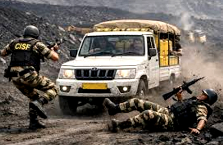 Diesel mafia attack CISF jawans in Deepka Mines