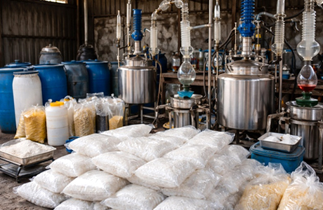 Drug Factory busted in Agar Malwa Tirth Nursery