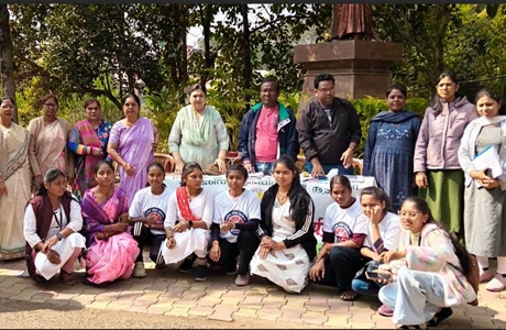 Girls college plays Nukkad Natak for SIR
