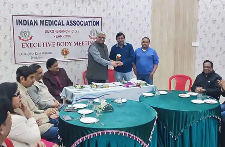 Dr Rajneesh elected president of IMA Durg