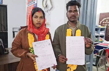 अंतर्जातीय विवाह के लिए जाना पड़ा थाने, वहीं हुई शादी