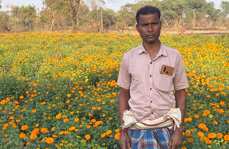देवानंद के जीवन में उमंग लेकर आई गेंदा (गोंदा फूल) की खेती