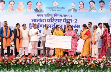 1017 सीटर नालंदा परिसर फेज-2 के लिए किया भूमिपूजन