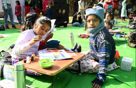 BSP organizes painting cmpetition in Suniti Udyan