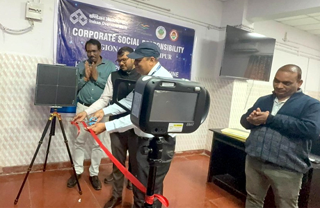 बस्तर संभाग की पहली एआई बेस्ड पोर्टेबल एक्स-रे मशीन का हुआ शुभारंभ