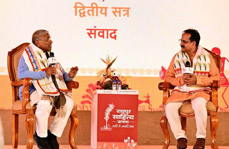 नई पीढ़ी को साहित्य से जोड़ने साहित्य उत्सव बहुत जरूरी - श्री हरिवंश