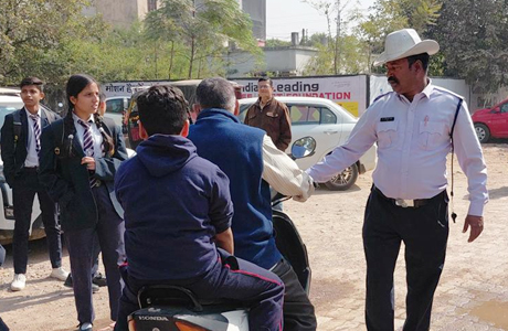 Students without license held during traffic month