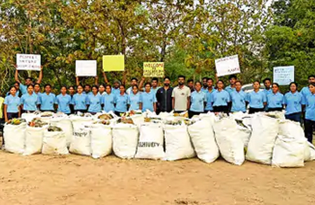 44 bags of waste pulled out of Dangora Dam