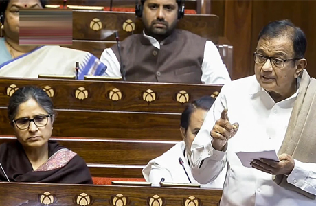 पूर्व वित्त मंत्री चिदम्बरम ने राज्यसभा में बजट पर उठाए सवाल
