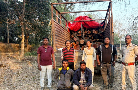 "खैर" लकड़ी तस्कर गिरोह का भंडाफोड़, पंजाब तक फैला नेटवर्क