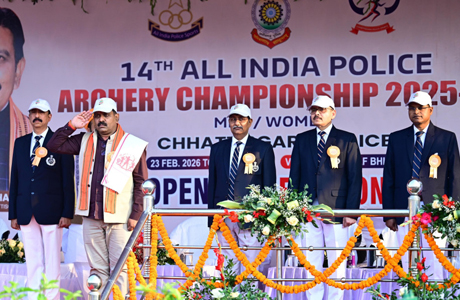 तीरंदाजी प्रतियोगिता का उपमुख्यमंत्री विजय शर्मा ने किया शुभारंभ