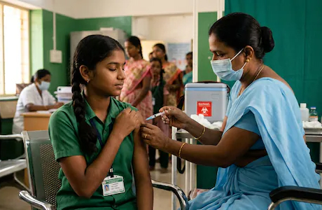 कैंसर से बचाव, 1583 छात्राओं को लगेगा एचपीवी का टीका