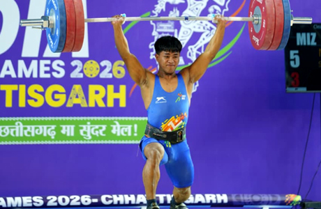 खेलो इंडिया ट्राइबल गेम्स : भारोत्तोलन में 281 किलो उठाकर सिल्वन ने जीता स्वर्ण