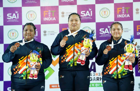 KITG-2026 : भारोत्तोलन 86 किलो वर्ग में महाराष्ट्र की साक्षी बुरकुले ने जीता स्वर्ण