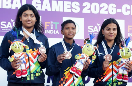 KITG-2026 : तैराकी में ओडिशा चैम्पियन, छत्तीसगढ़ की अनुष्का का शानदार प्रदर्शन