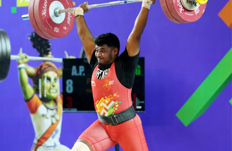 KITG-2026 : भारोत्तोलन के 94 किलो वर्ग में अरुणाचल के लालू ताकू ने मारी बाजी