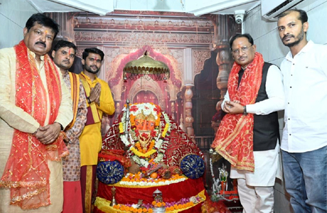 मुख्यमंत्री साय ने माता कौशल्या से की प्रदेश की सुख समृ्द्धि की कामना