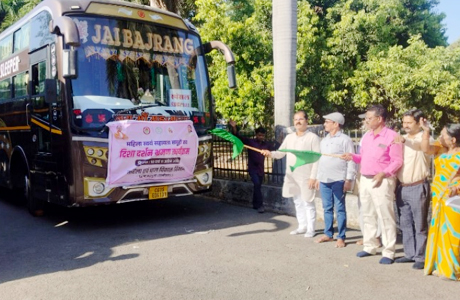 ‘दिशा-दर्शन’ भ्रमण के लिए स्व-सहायता समूहों की 80 दीदियां गुमला रवाना