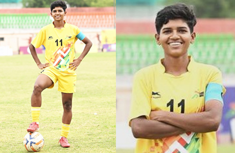 KITG-2026 : अंतरराष्ट्रीय स्तर पर चमकी छत्तीसगढ़ की फुटबॉलर किरण