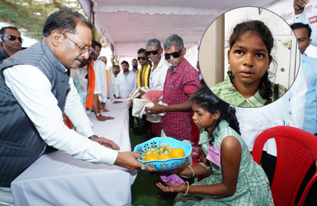 सुकमा की बेटी लावण्या को मिली नई मुस्कान, मुख्यमंत्री ने दिया आशीर्वाद