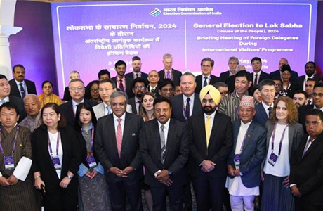 निर्वाचन आयोग ने किया ‘अंतर्राष्ट्रीय निर्वाचन आगंतुक कार्यक्रम’ का शुभारंभ