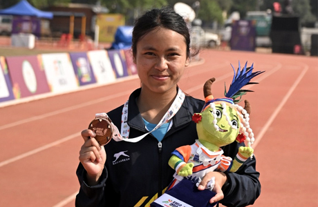 KITG-2026 : तीन महीने की तैयारी से शिलांग की बेथलीन ने जीता रेस-वॉक का स्वर्ण