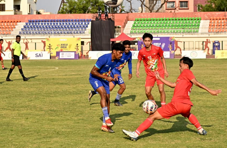 KITG-2026 : फुटबॉल में छ्त्तीसगढ़ और पश्चिम बंगाल पहुंचे फाइनल