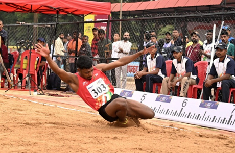 KITG-2026 : लक्षद्वीप के अब्दुल फताह ने लंबी छलांग लगाकर जीता गोल्ड