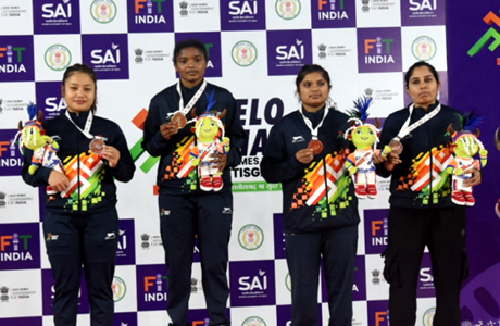 KITG-2026 : कुश्ती - पुरूष में हिमाचल एवं महिला में असम ओवरऑल चौंपियन