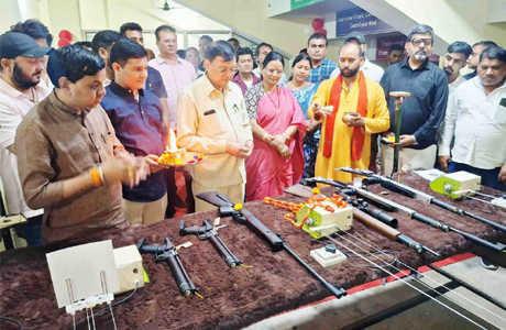 उद्योग मंत्री देवांगन ने कोरबा में किया राइफल शूटिंग रेंज का शुभारंभ