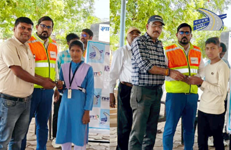 सड़क सुरक्षा के साथ शिक्षा की राह भी रोशन कर रहा एनएचएआई