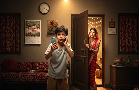 प्रायमरी की छात्राओं की हो रही थी शादी, सहपाठी ने कर दिया फोन