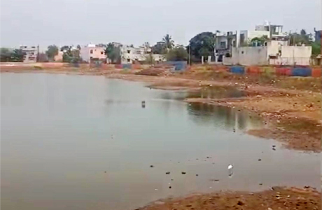 अवंती बाई सरोवर को भू-माफियाओं से बचाने विधायक रिकेश ने संभाला मोर्चा