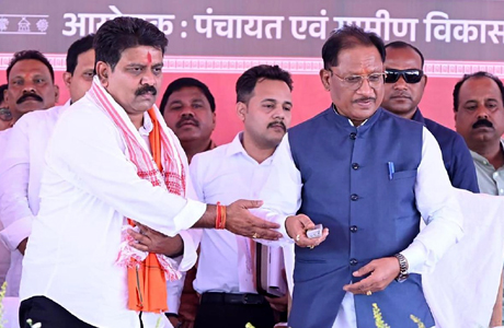 2426 किमी सड़क निर्माण का मुख्यमंत्री साय ने किया शिलान्यास