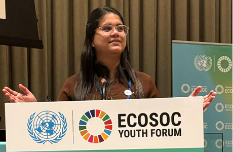 साक्षी पांडे ने UN ECOSOC यूथ फोरम में भारत का प्रतिनिधित्व किया