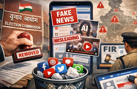 चुनाव 2026: अवैध सोशल मीडिया सामग्री पर ईसीआई की कार्रवाई