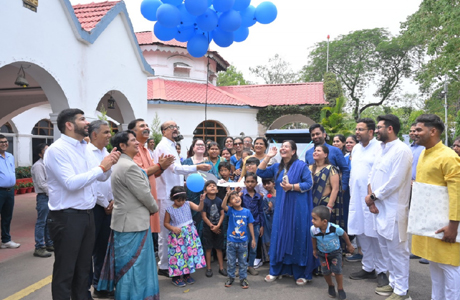 विश्व ऑटिज़्म जागरूकता दिवस पर कोपलवाणी के बच्चे पहुंचे लोकभवन