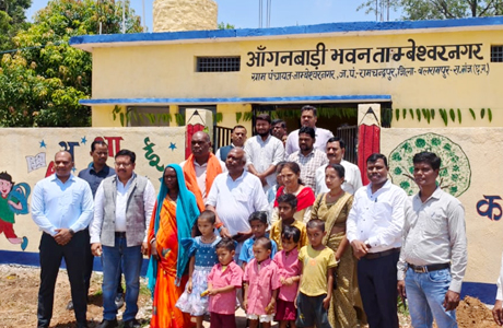 छत्तीसगढ़ में आंगनबाड़ी केन्द्रों का तेजी से हो रहा उन्नयन-सुदृढ़ीकरण