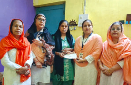 पिता की मृत्यु ने किया बेसहारा, अल मदद ने उठायी बेटियों की जिम्मेदारी