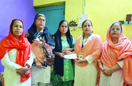 अल मदद ने उठाई मृतक की बेटियों की पढ़ाई की जिम्मेदारी, की आर्थिक सहायता