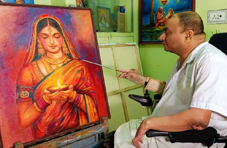 तीस साल बिस्तर में रहने के बाद वैश्विक मंच पर बनाई अपनी पहचान