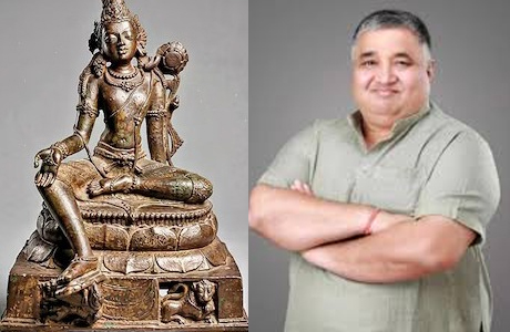 अमेरिका से छत्तीसगढ़ लौट रही अवलोकितेश्वर की दुर्लभ कांस्य प्रतिमा