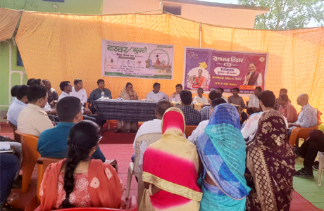 बस्तर मुन्ने एवं सुशासन तिहार के तहत कंदाड़ी पहुंचा प्रशासन
